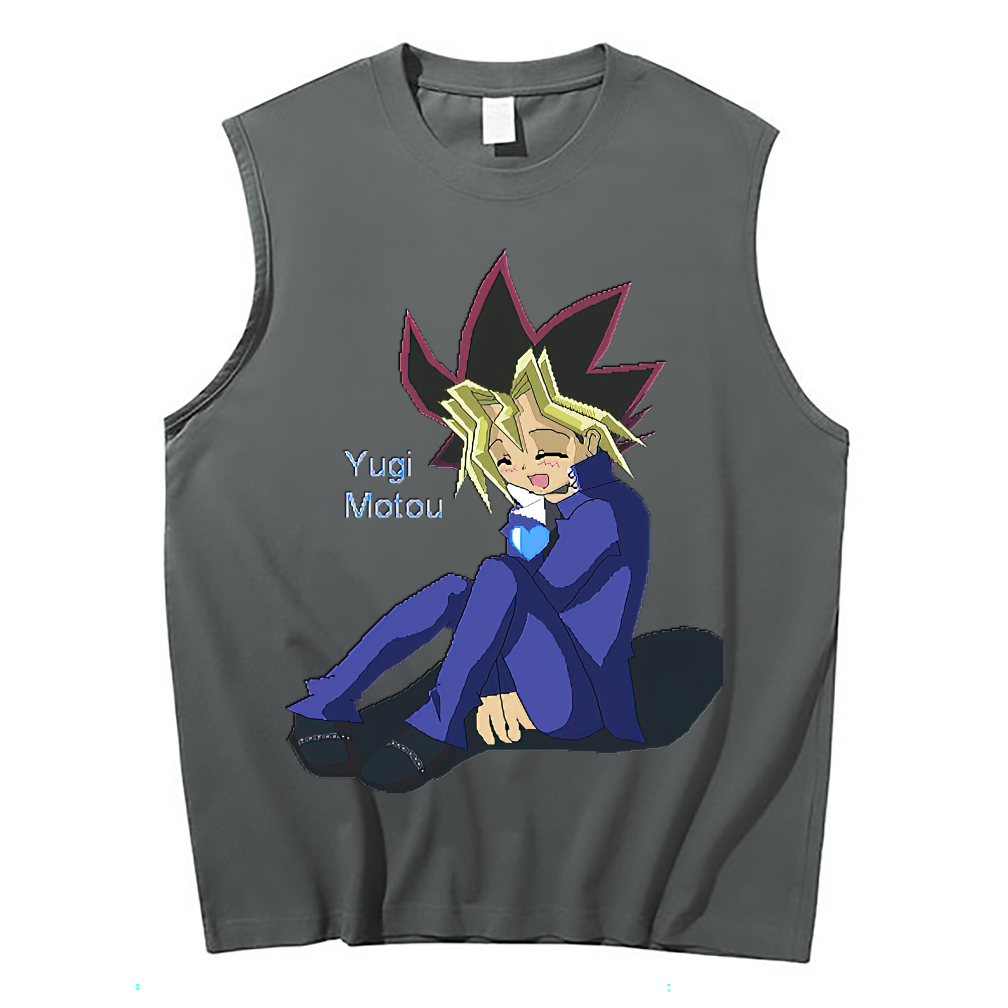 （画像用） 遊☆戯☆王 Yu-Gi-Oh! コットン100％タンクトップ（フロントプリント）